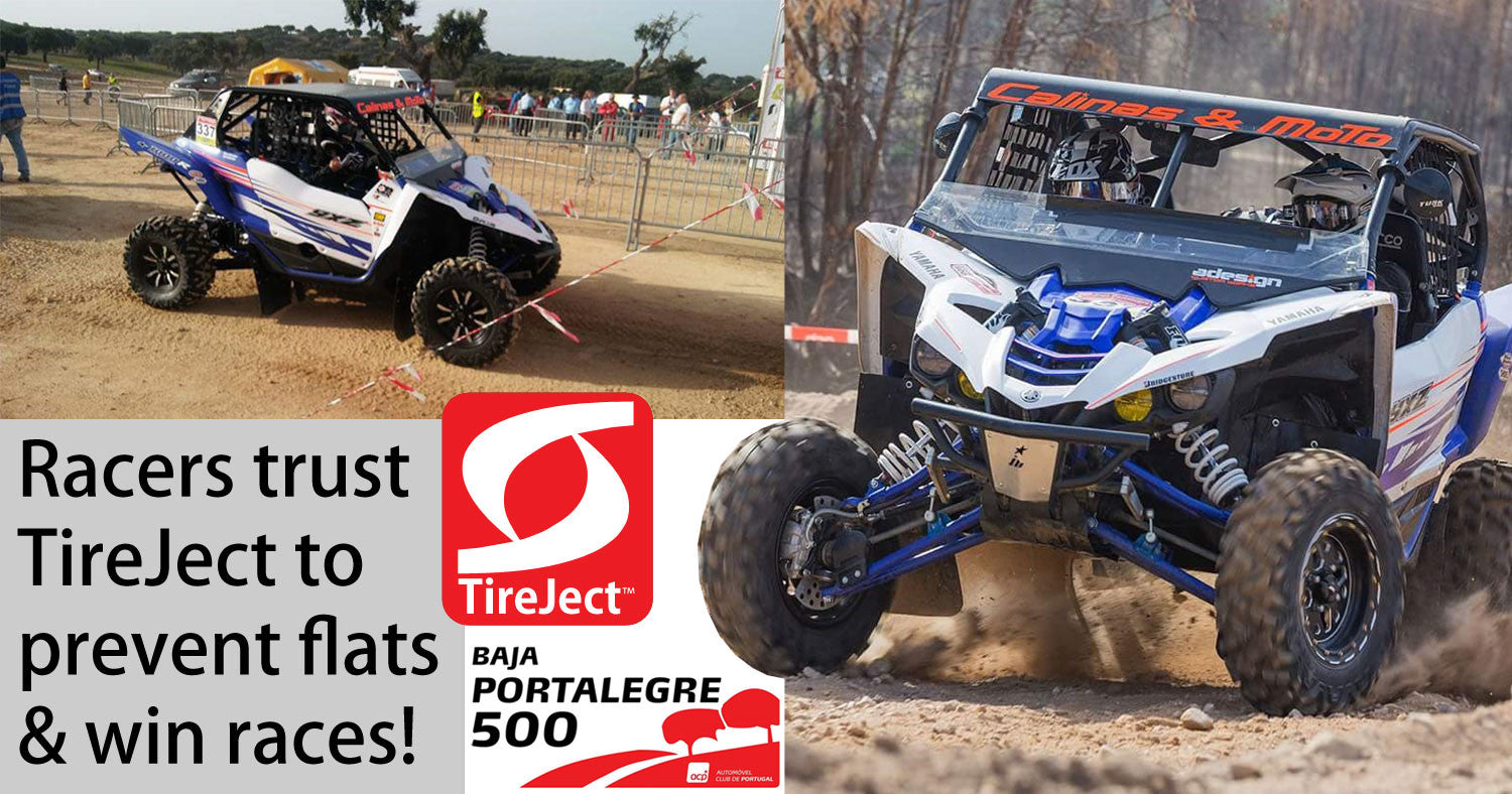 TireJect used by racer in the Baja Portalegre 500!