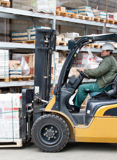 Fix flat tires on Forklifts