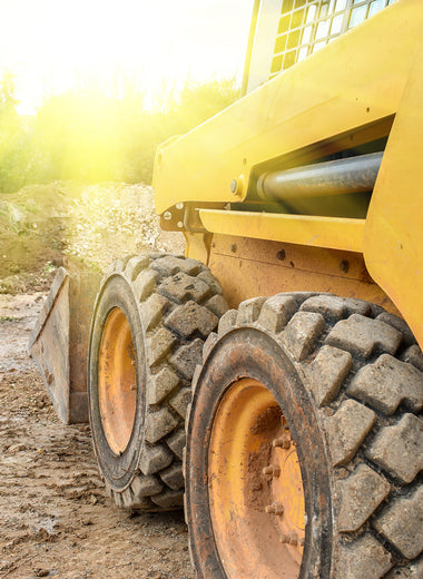 Fix flat tires on Skidsteers