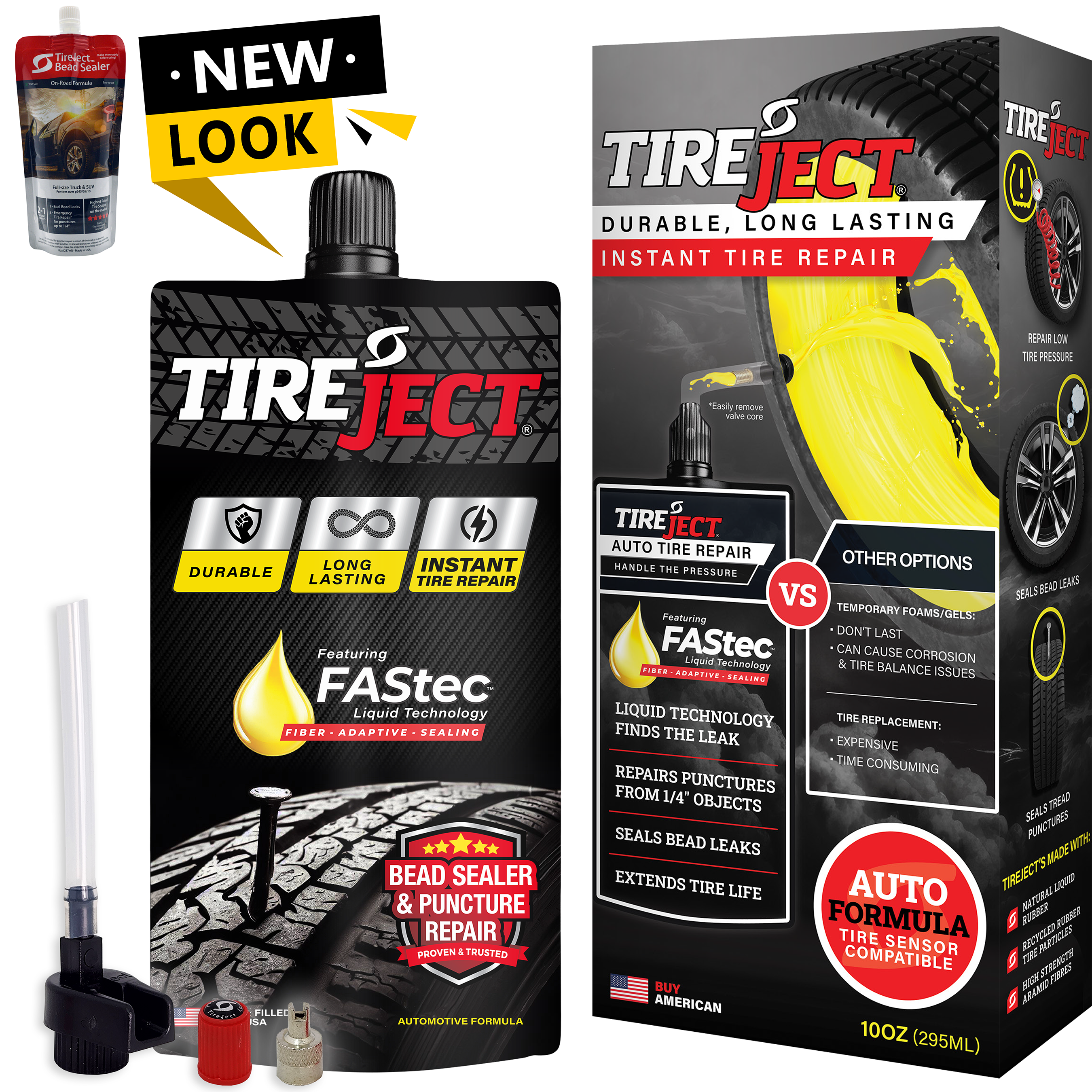 Full-Size Truck/SUV 2-in-1 Tire Sealant Bead Sealer Kit – TireJect