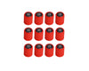 TireJect Red Valve Stem Caps (12-Pack)