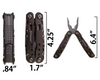 12-in-1 Multi-Tool Pocket Knife with Pliers